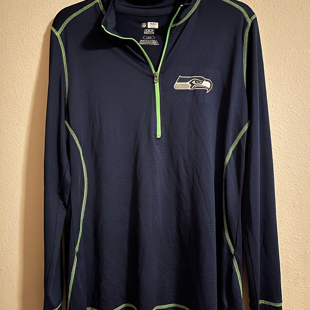 SOLD Women’s Seattle Seahawks Apparel Quarter-zip Pullover